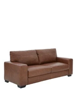 Very Home Hampshire 3 Seater Premium Leather Sofa -FurniHaven Shop MCTQU SQ4 0000011520 VINTAGE TAN SLa