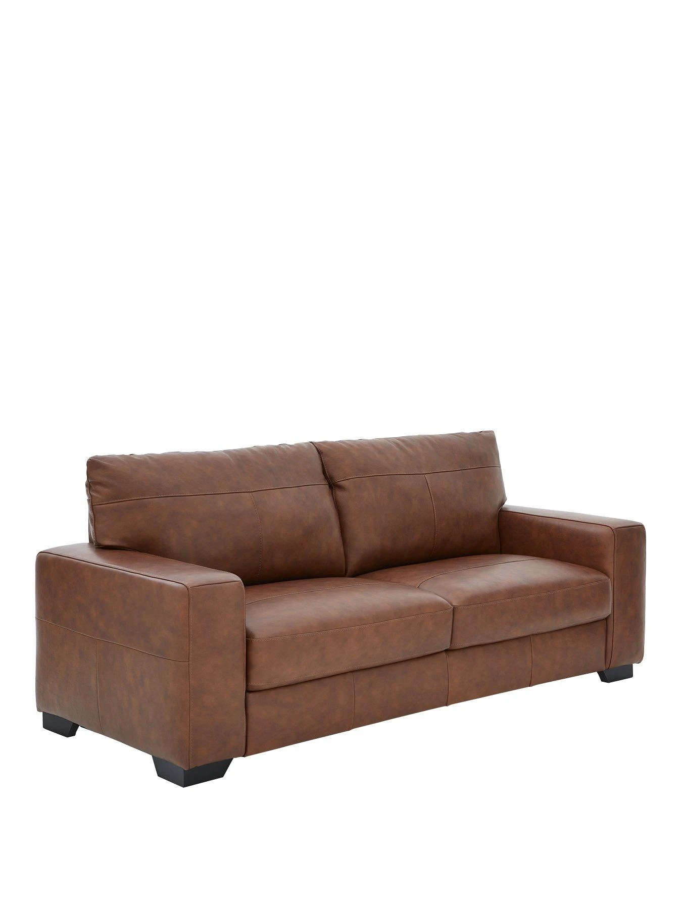 Very Home Hampshire 3 Seater Premium Leather Sofa - Image 3