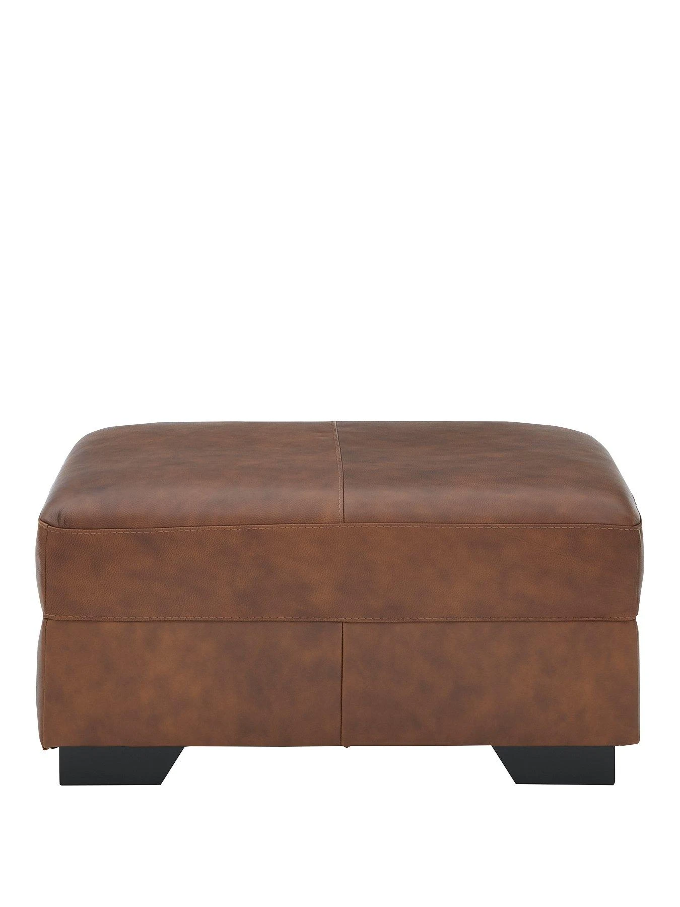 Very Home Hampshire Premium Leather Footstool