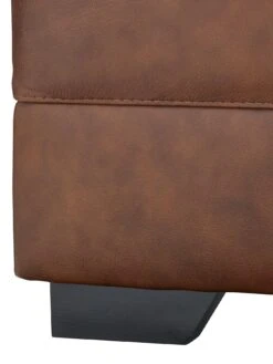 Very Home Hampshire Premium Leather Footstool -FurniHaven Shop MCTQX SQ6 0000011520 VINTAGE TAN SLd1