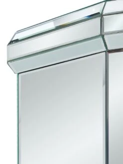 Very Home Plinth Ready Assembled Mirrored Lamp Table -FurniHaven Shop MDTCD SQ4 0000002051 MIRROR SLd