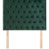Very Home Harmon Velvet Padded Headboard -FurniHaven Shop MNAM6 SQ1 0000000047 GREEN SLc