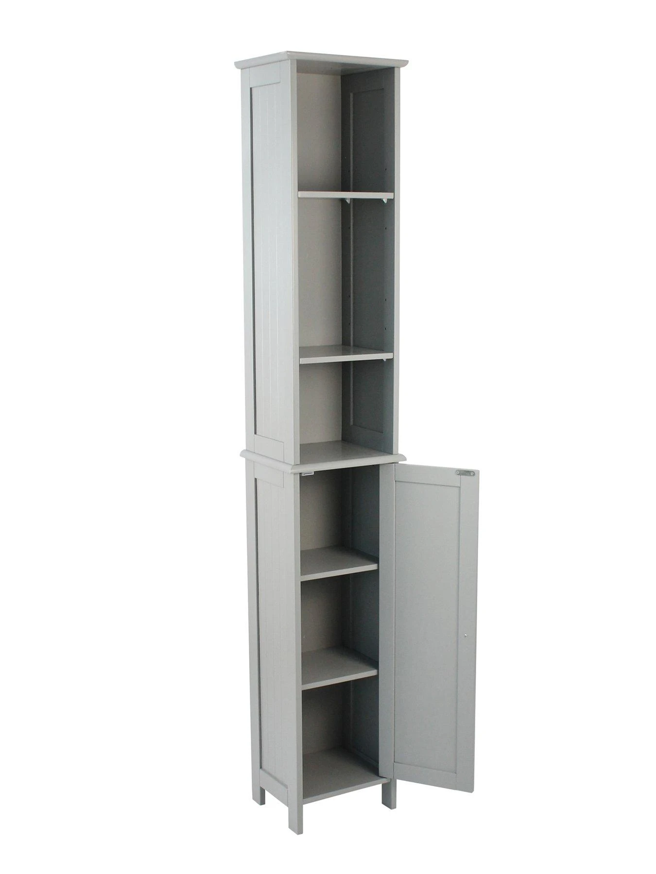 Lloyd Pascal Portland Tall Bathroom Cabinet -- Grey 5 Lloyd Pascal Portland Tall Bathroom Cabinet -- Grey - Image 3