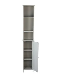 Lloyd Pascal Portland Tall Bathroom Cabinet -- Grey 11 Lloyd Pascal Portland Tall Bathroom Cabinet -- Grey -FurniHaven Shop MQPDX SQ4 0000000005 GREY SLd2