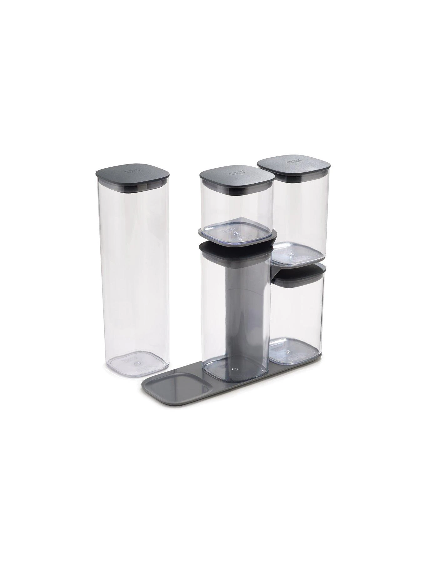 Joseph Joseph Podium 5-Piece Storage Jar Set With Stand 4 Joseph Joseph Podium 5-Piece Storage Jar Set With Stand - Image 2