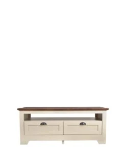 Very Home Devon Storage Coffee Table - Ivory/Walnut Effect