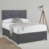 Airsprung New Eleanor 1200 Pocket Comfort Divan Bed With Storage Options -FurniHaven Shop MWXTH SQ1 0000000071 CHARCOAL RSr