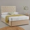 Airsprung New Astbury Memory Divan With Storage Options - Grey, Natural -FurniHaven Shop MXPLM SQ1 0000000003 NATURAL RSr