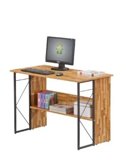 Alphason Rhodes Desk -FurniHaven Shop MXPMJ SQ4 0000000006 OAK SLd2