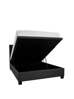 Very Home Livingstone Fabric Ottoman Storage Bed Frame With Mattress Options (Buy And SAVE!) - Slate, Oatmeal -FurniHaven Shop MYCDN SQ7 0000000183 SLATE DGy