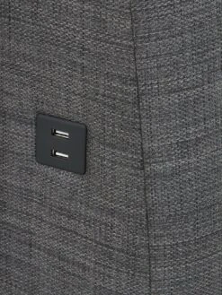 Very Home Avelon Fabric Side Lift Ottoman Storage TV Bed With Bluetooth, USB Chargers Mattress Options (Buy And SAVE!) -FurniHaven Shop MYLVT SQ6 0000003969 SLATE GREY SLd2