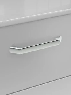 One Call Sanford Ready Assembled High Gloss 3 Drawer Bedside Chest 11 One Call Sanford Ready Assembled High Gloss 3 Drawer Bedside Chest -FurniHaven Shop N34AW SQ5 0000013154 DARK GREY GLOSS SLd1