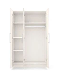 One Call Frodsham Part Assembled 3 Door Wardrobe 10 One Call Frodsham Part Assembled 3 Door Wardrobe -FurniHaven Shop N34C6 SQ4 0000000013 WHITE SLd