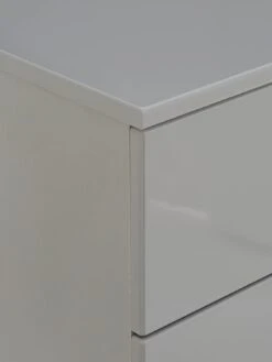 One Call Sanford Ready Assembled 2 Door High Gloss Wardrobe -FurniHaven Shop N34CE SQ6 0000013154 DARK GREY GLOSS SLd2