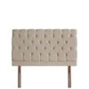 Airsprung Heidi Padded Headboard -FurniHaven Shop N4JHE SQ1 0000000003 NATURAL SLf
