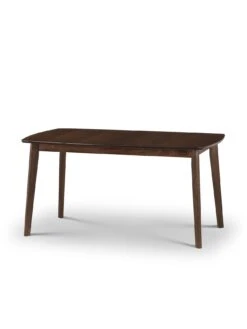 Julian Bowen Kensington 150 - 194 Cm Solid Wood Extending Dining Table + 4 Chairs -FurniHaven Shop N7XHT SQ4 0000000007 WALNUT SLd