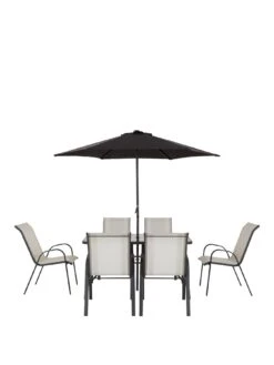 Province 8-Piece Dining Set Garden Furniture -FurniHaven Shop NAFDJ SQ2 0000000088 NO COLOR SLf