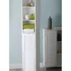 Lloyd Pascal Atlanta Tallboy Bathroom Storage Unit -FurniHaven Shop NAHYL SQ1 0000000013 WHITE RSr