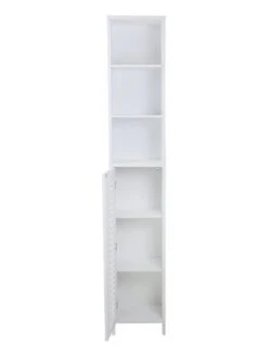 Lloyd Pascal Atlanta Tallboy Bathroom Storage Unit -FurniHaven Shop NAHYL SQ6 0000000013 WHITE SLd2