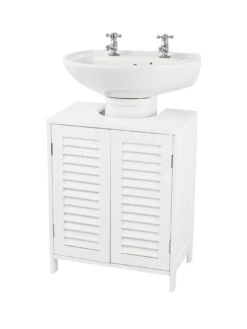 Lloyd Pascal Atlanta Undersink Unit With Push Opening -FurniHaven Shop NAHYN SQ4 0000000013 WHITE SLd