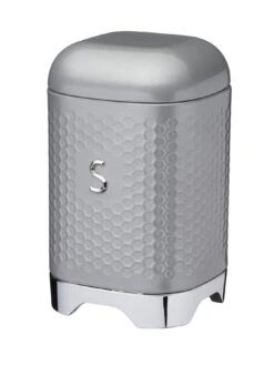 KitchenCraft Lovello Tea, Coffee And Sugar Canisters - Shadow Grey -FurniHaven Shop NDYED SQ4 0000000099 N A SLd2