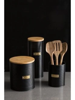 Typhoon Otto Black Cookie/Biscuit Tin -FurniHaven Shop NHTVE SQ2 0000000004 BLACK SLd
