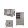 Obaby Stamford Luxe Sleigh 3-Piece Nursery Furniture Set -FurniHaven Shop NKWJA SQ1 0000000005 GREY SLf