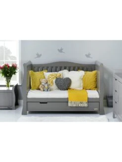 Obaby Stamford Luxe Sleigh 3-Piece Nursery Furniture Set -FurniHaven Shop NKWJA SQ5 0000000005 GREY SLd1