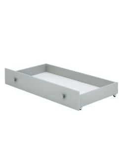 Little Acorns Space Saver Sleigh Cot & Drawer -FurniHaven Shop NMH37 SQ4 0000000005 GREY SLd