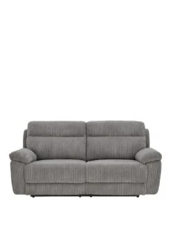 Baron Fabric 3 Seater Manual Recliner Sofa