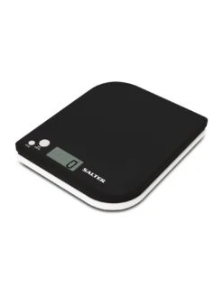 Salter Leaf Electronic Kitchen Scale – Black -FurniHaven Shop NTX9D SQ3 0000000099 N A SLd1