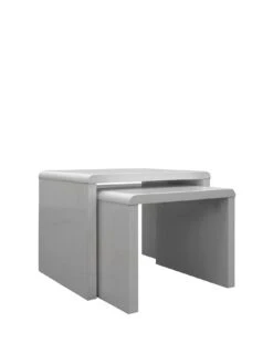 Very Home Atlantic Nest Of 2 Tables - Grey -FurniHaven Shop NURUN SQ3 0000000005 GREY SLa