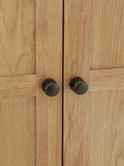 Julian Bowen Marlborough 3 Door Wardrobe With Fitted Interior -FurniHaven Shop NVPYP SQ5 0000000006 OAK SLd1