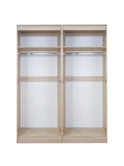 SWIFT Versailles Part Assembled 4 Door Wardrobe - FSC® Certified -FurniHaven Shop NWEWH SQ3 0000000013 WHITE SLa