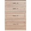 SWIFT Winchester Ready Assembled Graduated 4 Drawer Chest - FSC® Certified -FurniHaven Shop NWEXN SQ1 0000000006 OAK SLf