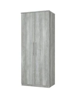 Very Home Home Essentials - Prague 2 Door Wardrobe - FSC® Certified -FurniHaven Shop P43KM SQ3 0000000005 GREY SLa