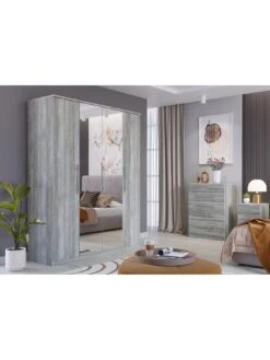 Very Home Home Essentials - Prague 2 Door Wardrobe - FSC® Certified -FurniHaven Shop P43KM SQ5 0000000005 GREY SLd1
