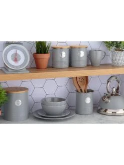 Typhoon Living Utensil Pot – Grey -FurniHaven Shop P67H9 SQ3 0000000005 GREY SLd1