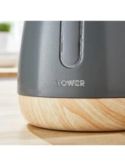 Tower Scandi Set Of 3 Storage Canisters – Grey -FurniHaven Shop P6JFA SQ4 0000000005 GREY SLd2