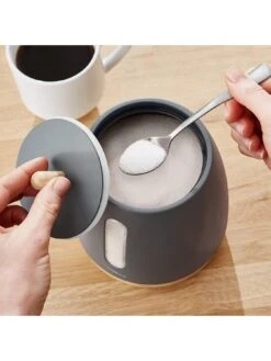 Tower Scandi Set Of 3 Storage Canisters – Grey -FurniHaven Shop P6JFA SQ5 0000000005 GREY SLd3