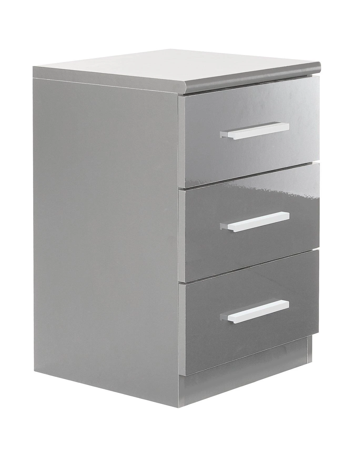 Very Home Prague Gloss 3 Drawer Bedside Chests (Set Of 2) - FSC® Certified 5 Very Home Prague Gloss 3 Drawer Bedside Chests (Set Of 2) - FSC® Certified - Image 3