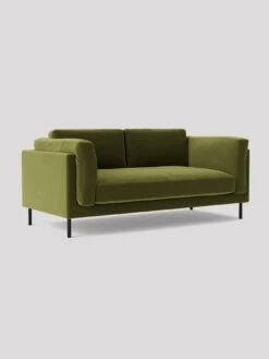 Swoon Munich Fabric 2 Seater Sofa -FurniHaven Shop PA4YC SQ2 0000001997 FERN SLa