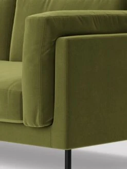 Swoon Munich Fabric 2 Seater Sofa -FurniHaven Shop PA4YC SQ3 0000001997 FERN DGy