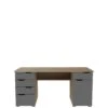 Alphason Michigan Desk -FurniHaven Shop PDMLV SQ1 0000000311 GREY OAK SLf