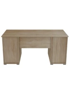 Alphason Michigan Desk -FurniHaven Shop PDMLV SQ4 0000000311 GREY OAK SLd1
