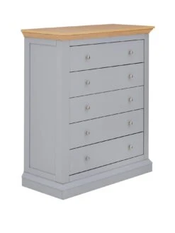 Very Home Hanna 5 Drawer Chest -FurniHaven Shop PDRJH SQ3 0000000311 GREY OAK SLa