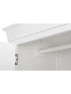 Julian Bowen Clermont 2 Door, 1 Drawer Wardrobe - White -FurniHaven Shop PFV3Q SQ5 0000000013 WHITE SLd1