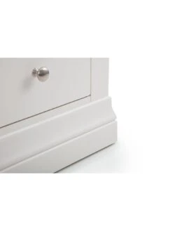 Julian Bowen Clermont Ready Assembled 2 Drawer Bedside Chest -FurniHaven Shop PFVDX SQ6 0000000013 WHITE SLd2