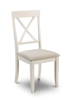 Julian Bowen Davenport 150cm Dining Table And 4 Chairs -FurniHaven Shop PG4RJ SQ4 0000000565 IVORY OAK SLd