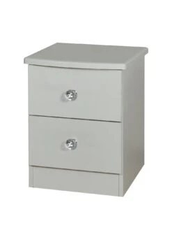 SWIFT Verve Ready Assembled 2 Drawer Bedside Chest - FSC® Certified -FurniHaven Shop PG6HP SQ3 0000000005 GREY SLa